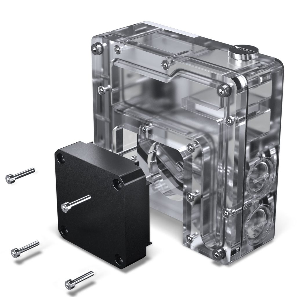 Phanteks Glacier EZ-Fit 120RES-DDC Body DDC reservoir, ARGB - 120mm, black