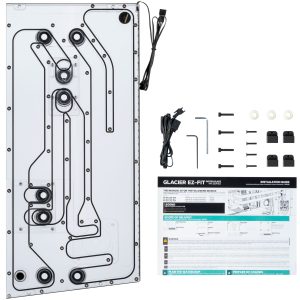 Phanteks Glacier EZ-Fit DIS-NV5 Distroplate, integrated EZ-Fittings - black : image 8