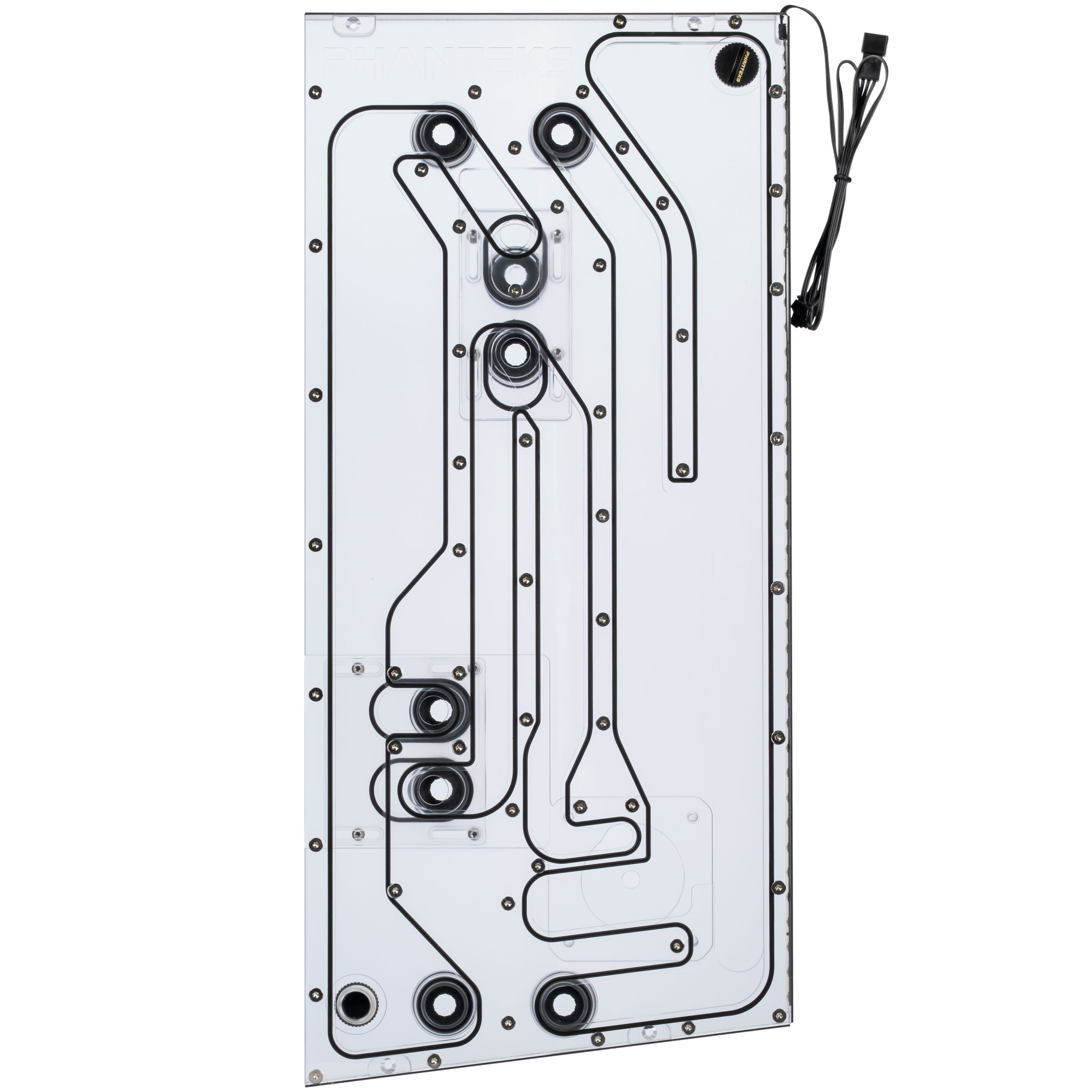 Phanteks Glacier EZ-Fit DIS-NV5 Distroplate, integrated EZ-Fittings - black : image 4