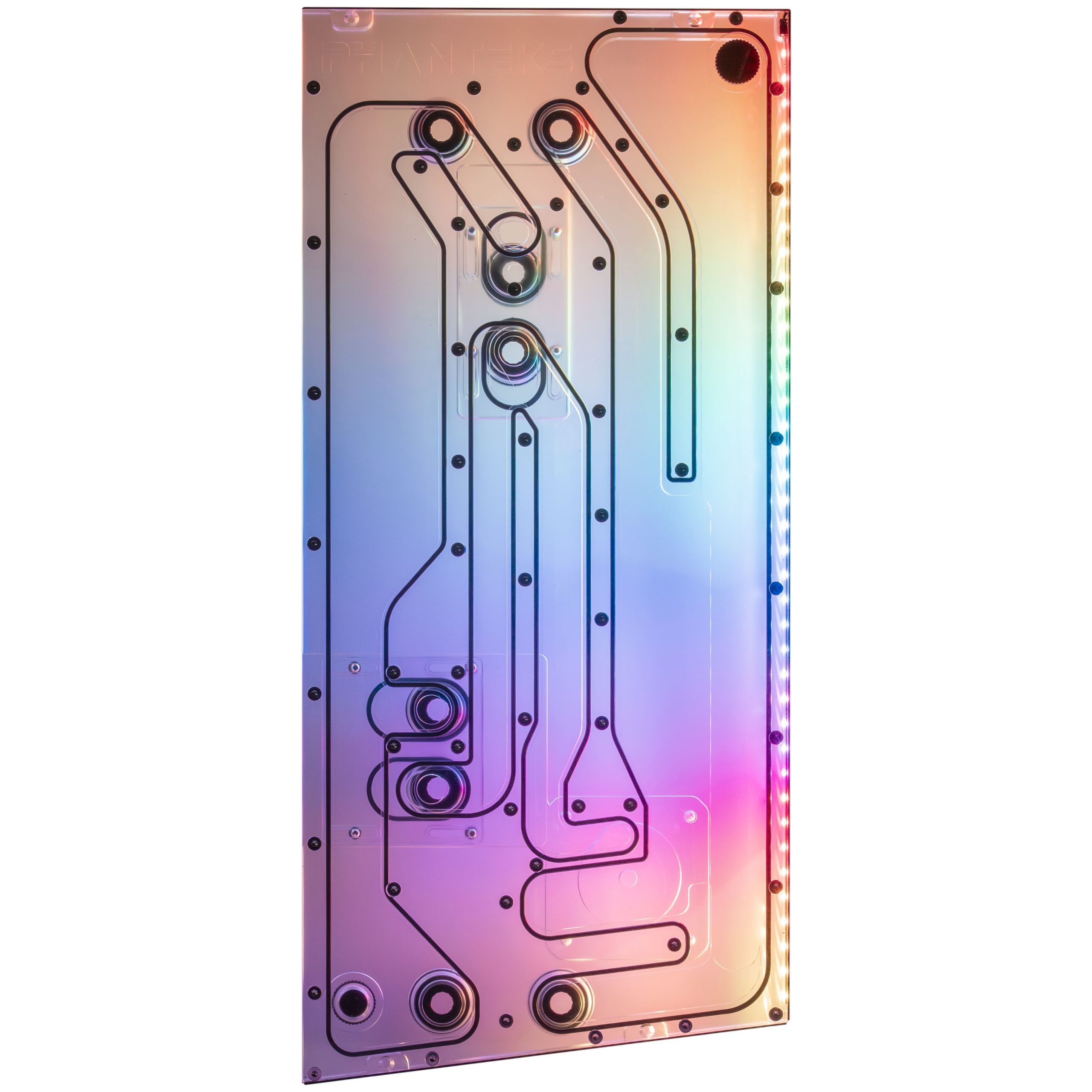 Phanteks Glacier EZ-Fit DIS-NV5 Distroplate, integrated EZ-Fittings - black : image 1