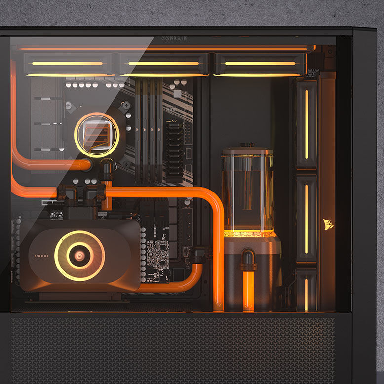 Corsair iCUE Link XD6 RGB Elite Pump Reservoir Combo - black