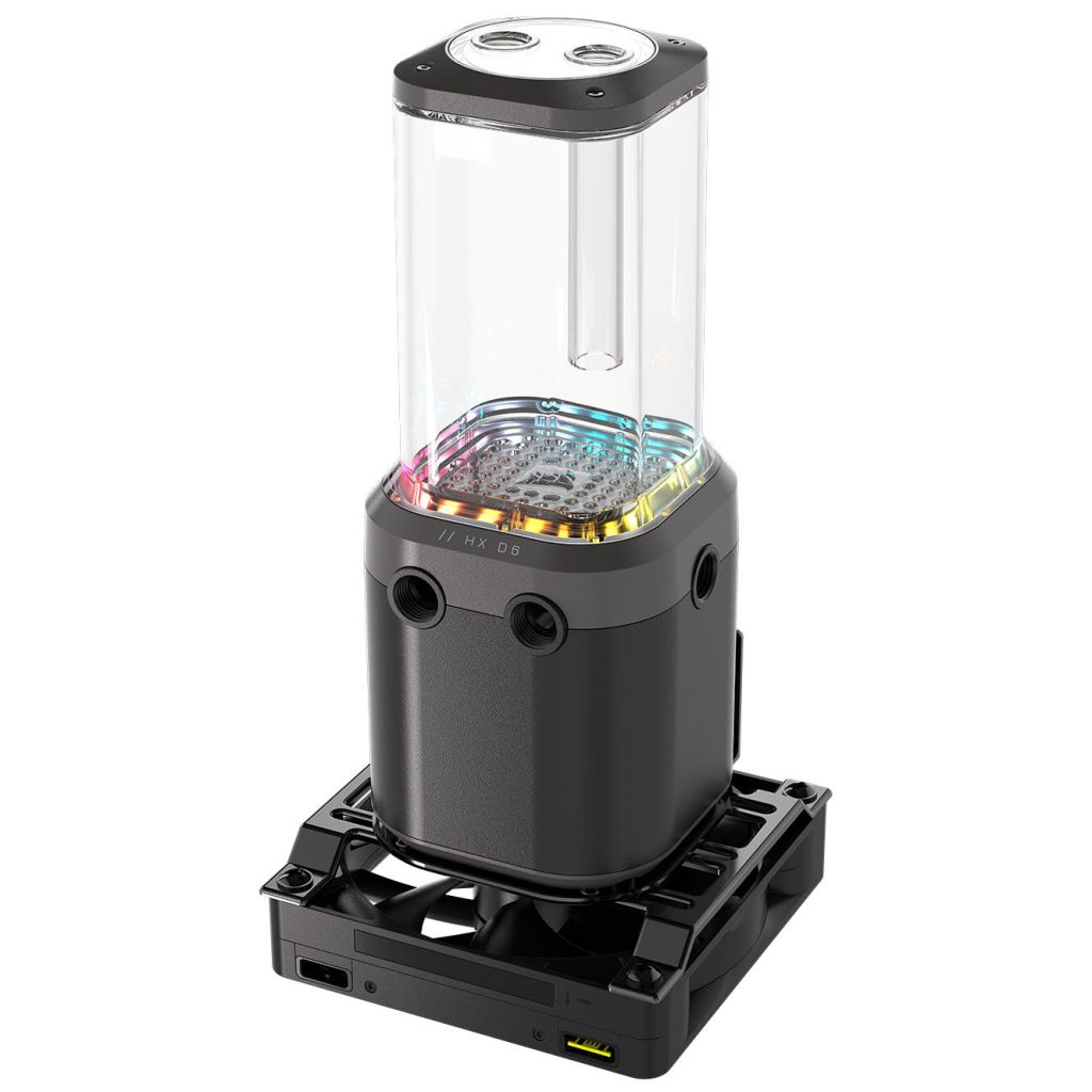 Corsair iCUE Link XD6 RGB Elite Pump Reservoir Combo - black
