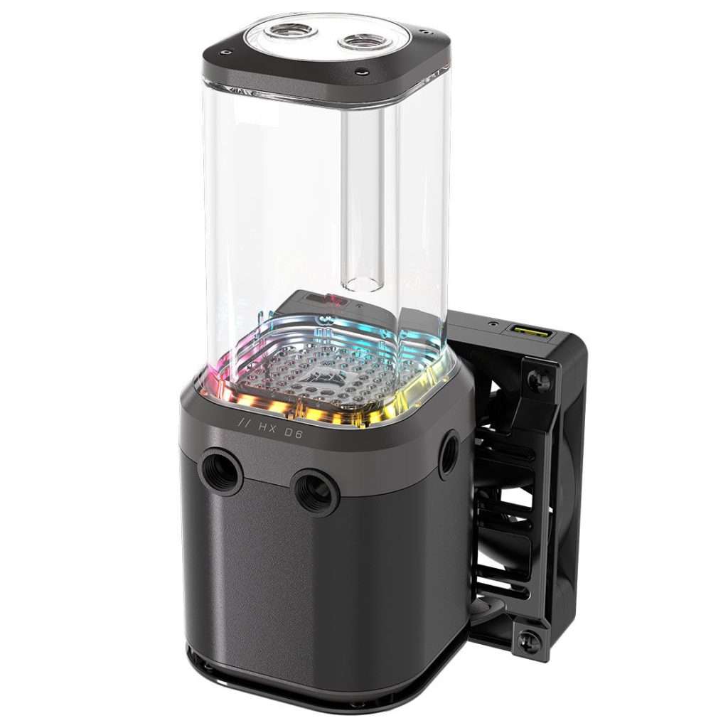 Corsair iCUE Link XD6 RGB Elite Pump Reservoir Combo - black