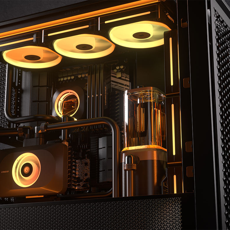 Corsair iCUE Link XD6 RGB Elite Pump Reservoir Combo - black