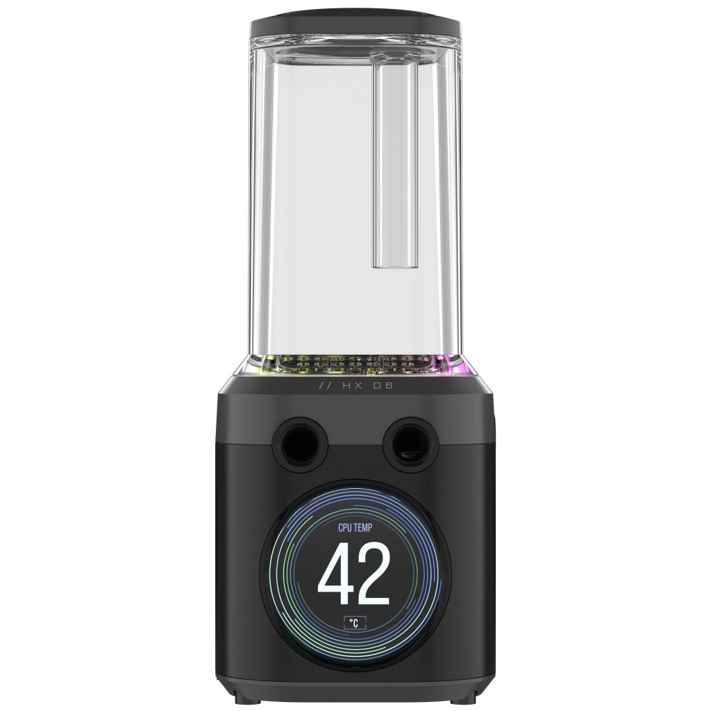 Corsair iCUE Link XD6 RGB Elite LCD Pump Reservoir Combo - black