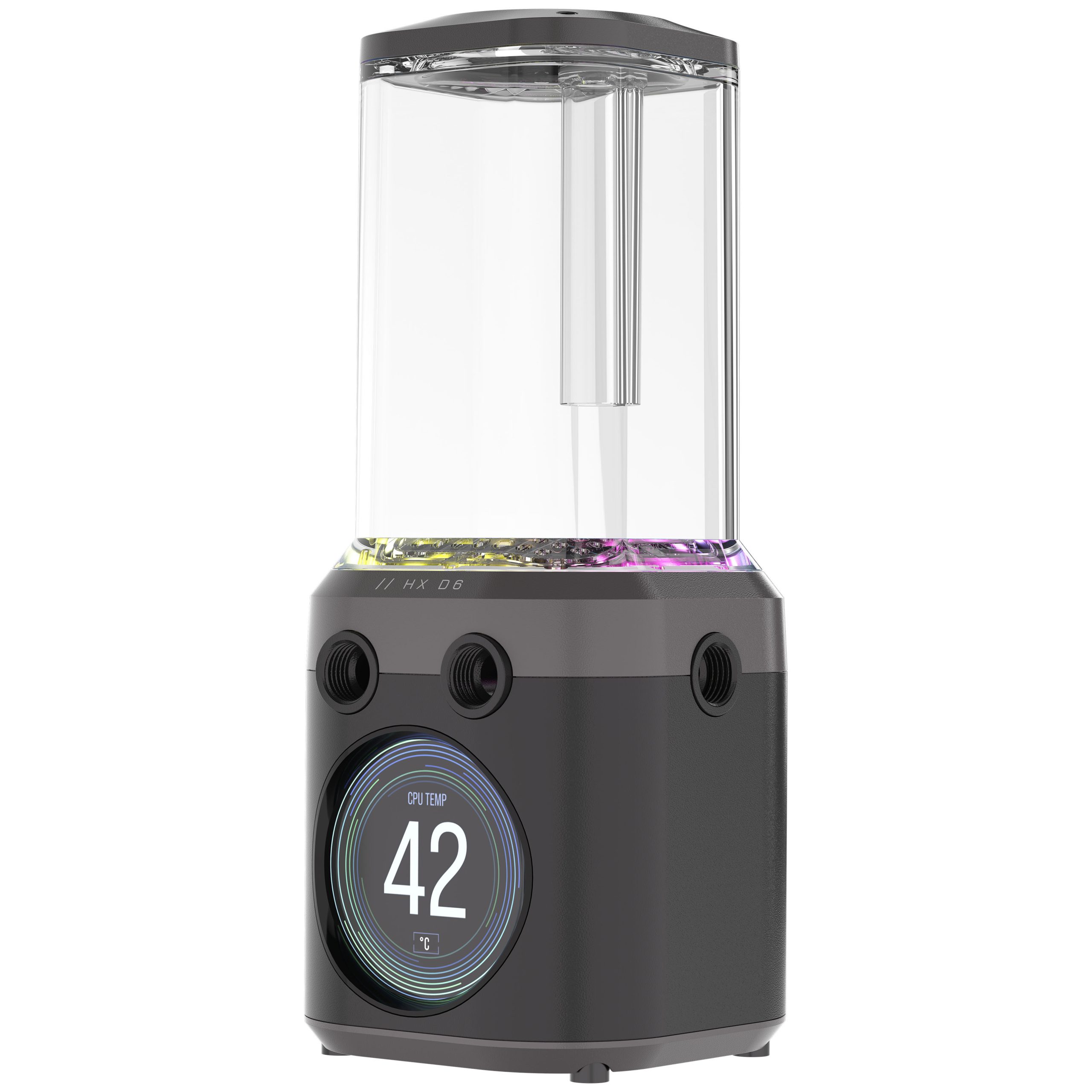 Corsair iCUE Link XD6 RGB Elite LCD Pump Reservoir Combo - black