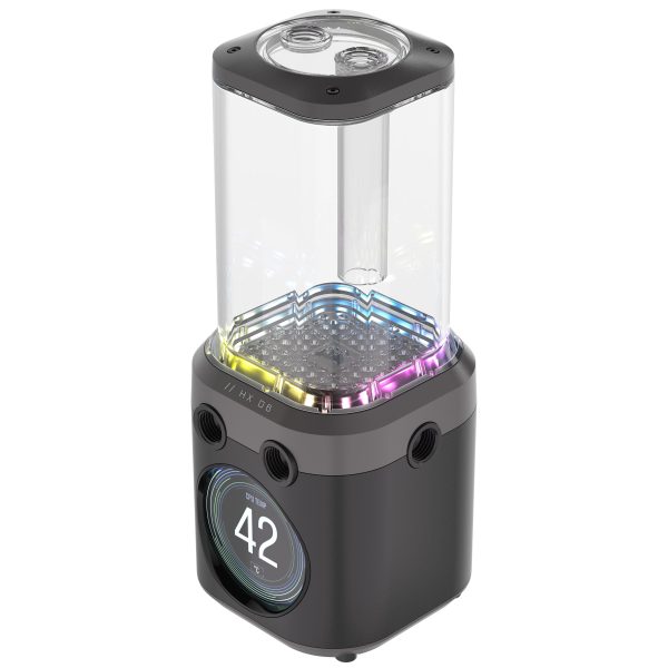 Corsair iCUE Link XD6 RGB Elite LCD Pump Reservoir Combo – black