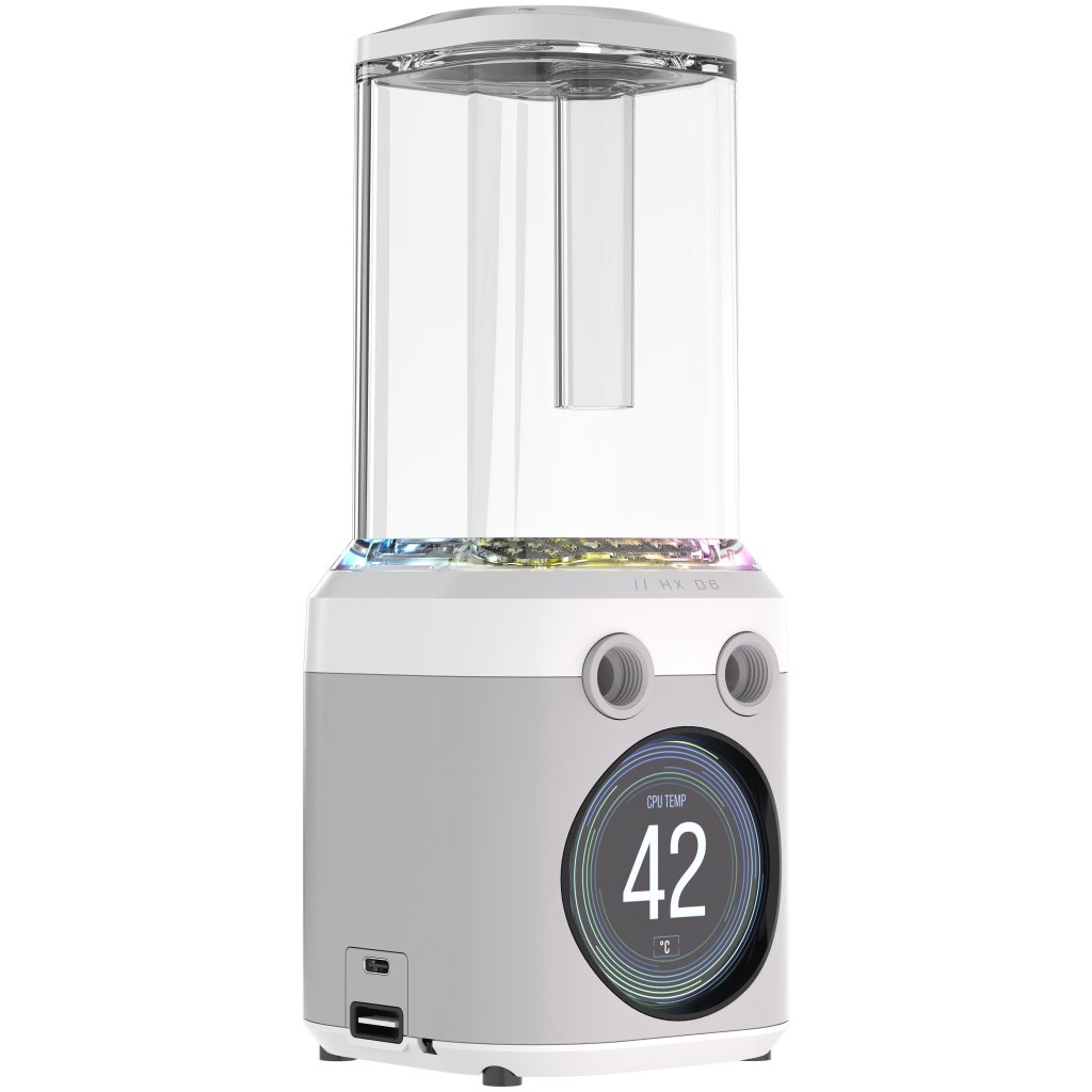 Corsair iCUE Link XD6 RGB Elite LCD Pump Reservoir Combo - white