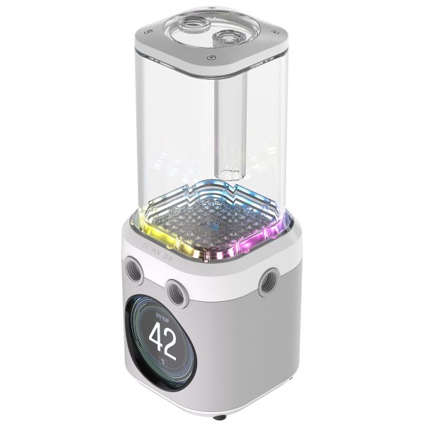 Corsair iCUE Link XD6 RGB Elite LCD Pump Reservoir Combo – white
