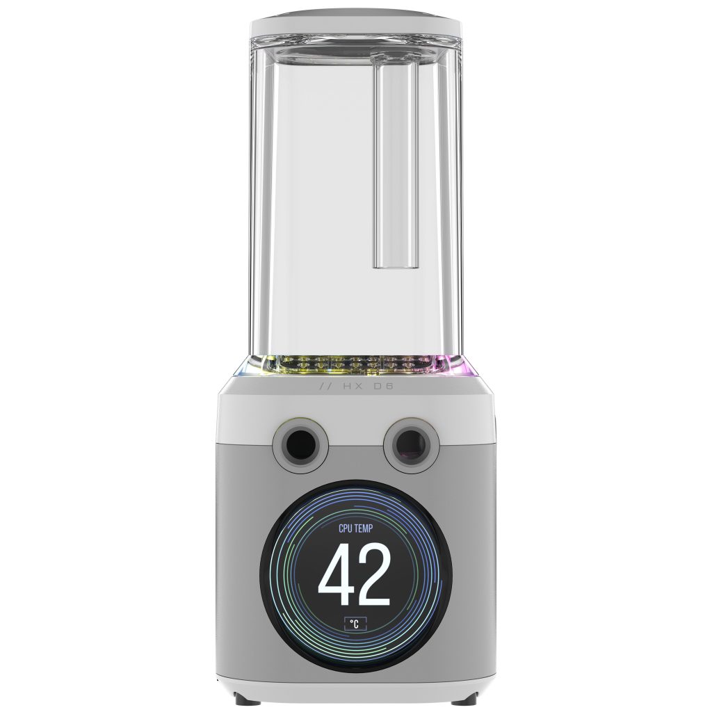 Corsair iCUE Link XD6 RGB Elite LCD Pump Reservoir Combo - white