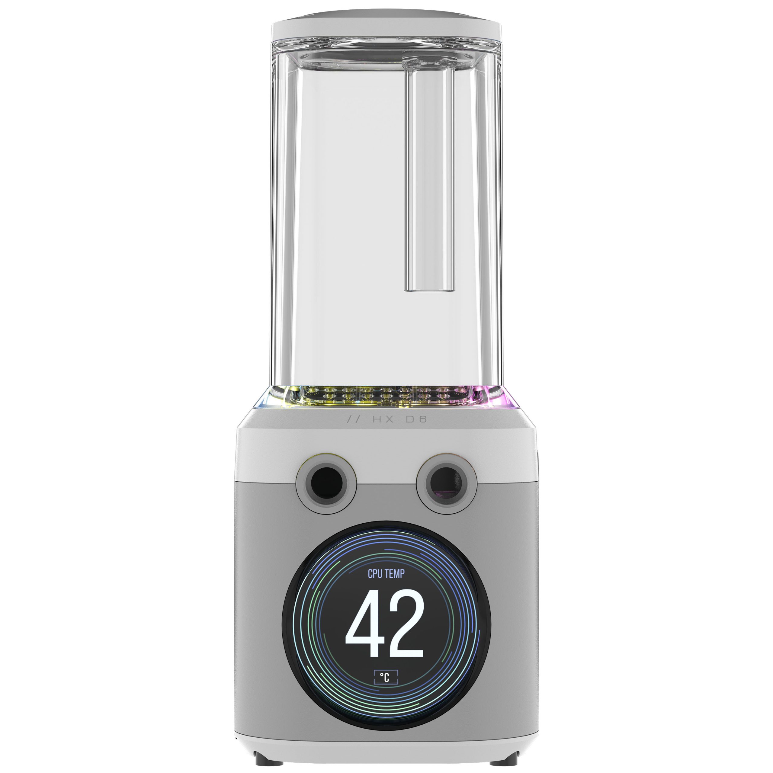 Corsair iCUE Link XD6 RGB Elite LCD Pump Reservoir Combo - white