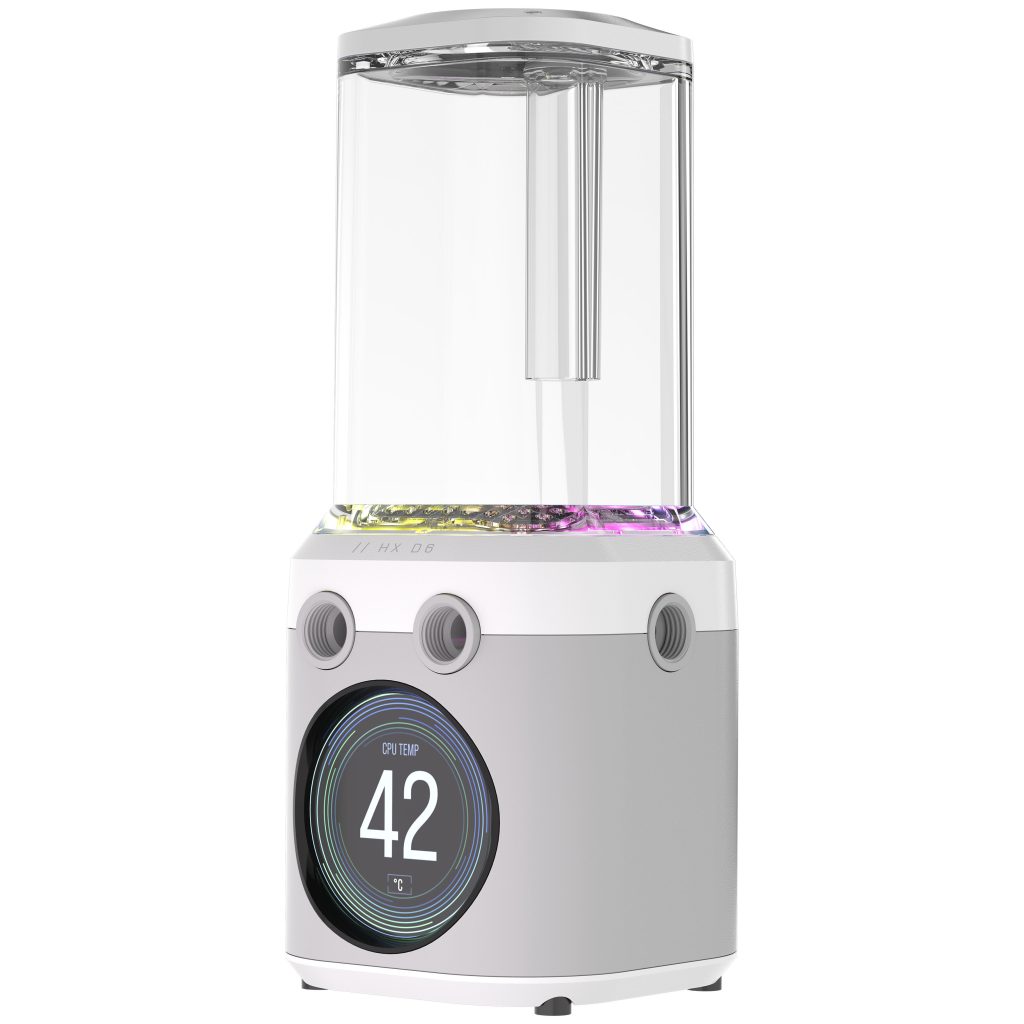 Corsair iCUE Link XD6 RGB Elite LCD Pump Reservoir Combo - white