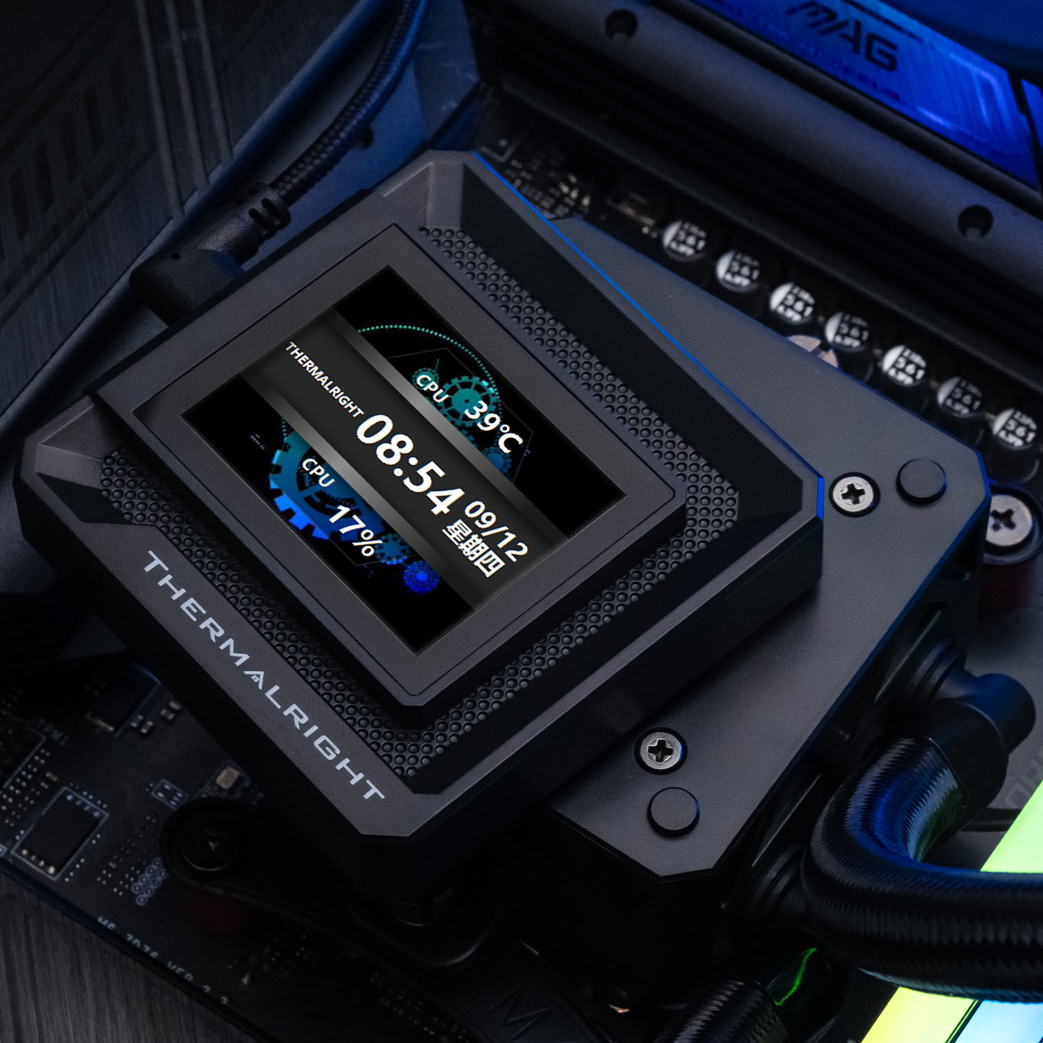 Thermalright Frozen Warframe SE water cooling, ARGB - 360mm, black : image 9