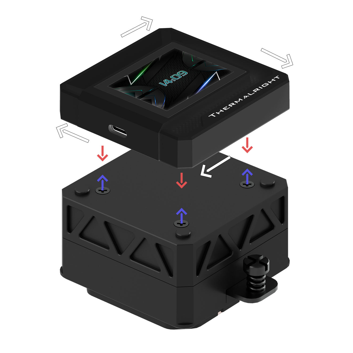 Thermalright Frozen Warframe SE water cooling, ARGB - 360mm, black : image 5