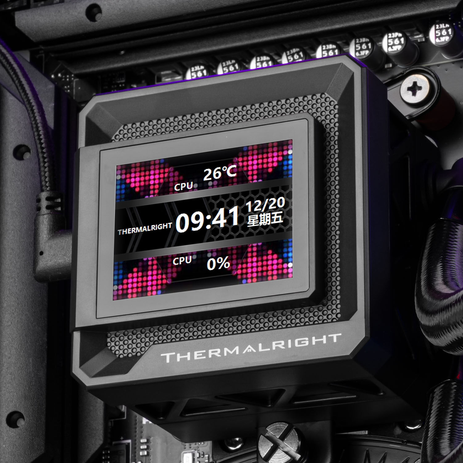 Thermalright Frozen Warframe SE water cooling, ARGB - 360mm, black : image 8