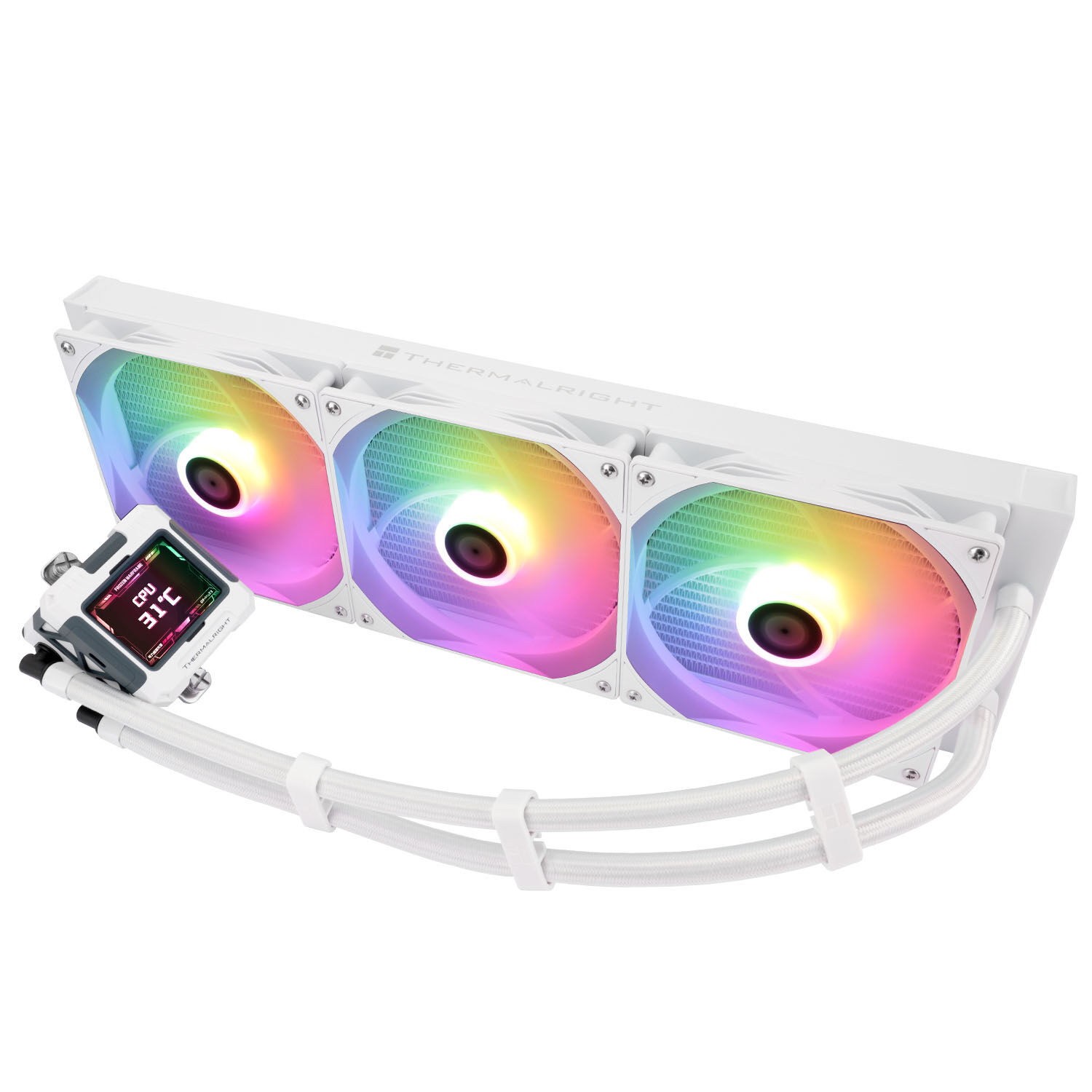 Thermalright Frozen Warframe water cooling, ARGB - 420mm, white