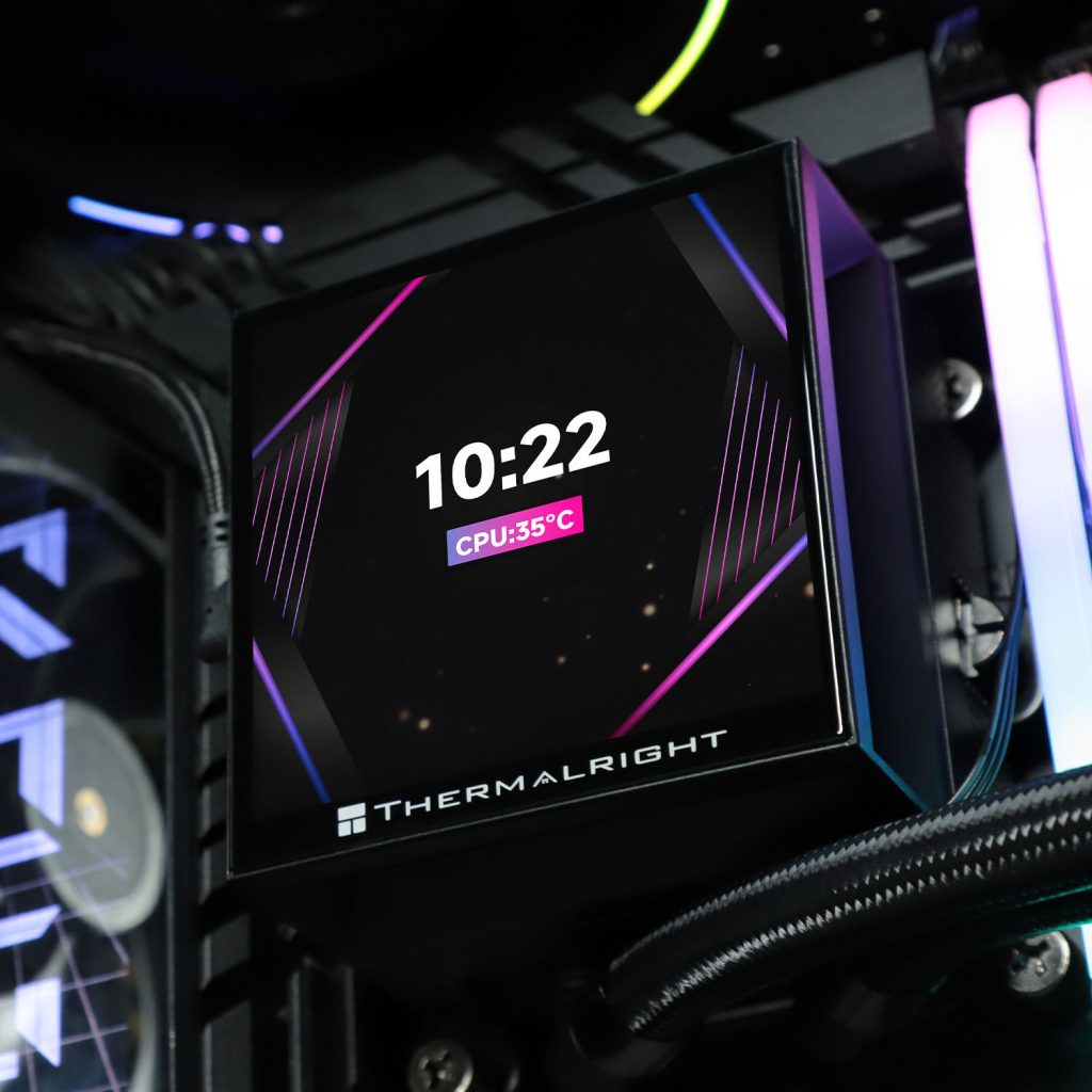 Thermalright Hyper Vision UB AiO Water Cooling System, ARGB, Intel and AMD Sockets - 360mm, Black