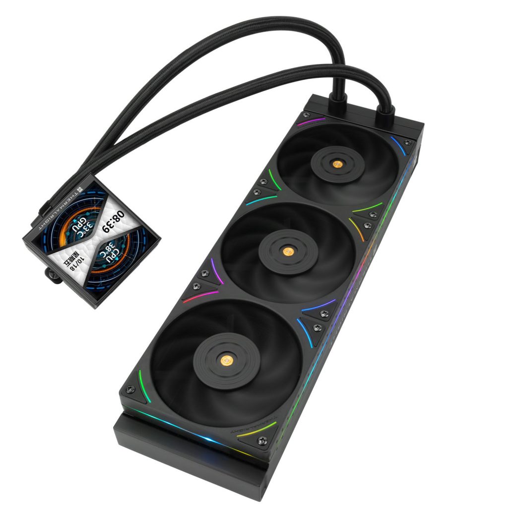 Thermalright Hyper Vision UB AiO Water Cooling System, ARGB, Intel and AMD Sockets - 360mm, Black