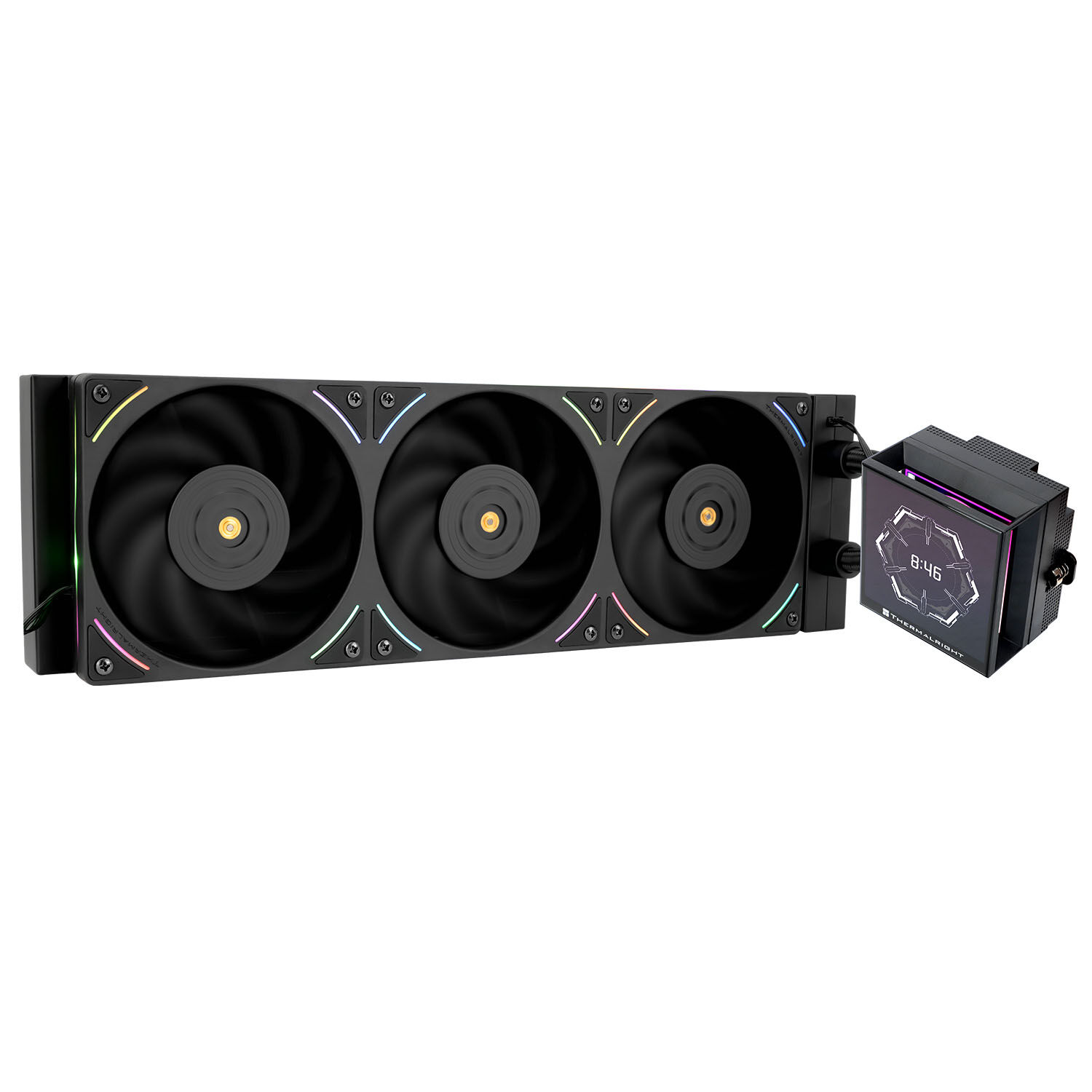 Thermalright Hyper Vision UB AiO Water Cooling System, ARGB, Intel and AMD Sockets - 360mm, Black