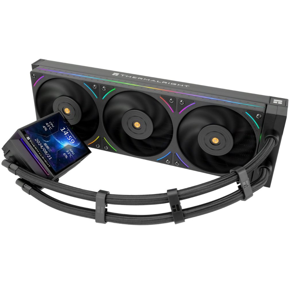 Thermalright Hyper Vision UB AiO Water Cooling System, ARGB, Intel and AMD Sockets - 360mm, Black