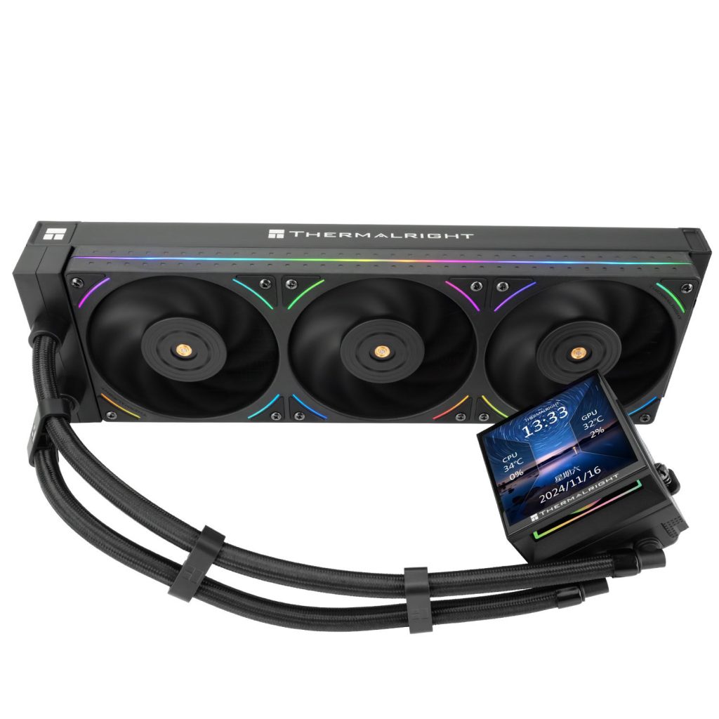 Thermalright Hyper Vision UB AiO Water Cooling System, ARGB, Intel and AMD Sockets - 360mm, Black