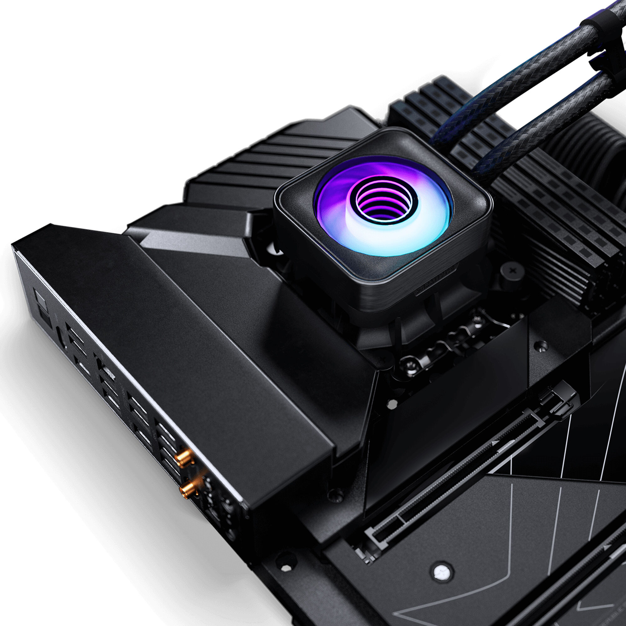 Phanteks GLACIER ONE 360D30 X2 DRGB AiO Water Cooling System - 360mm, Black : image 3