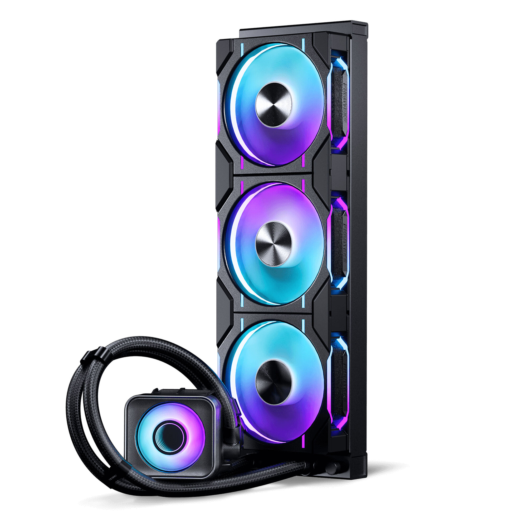 Phanteks GLACIER ONE 360D30 X2 DRGB AiO Water Cooling System - 360mm, Black : image 8