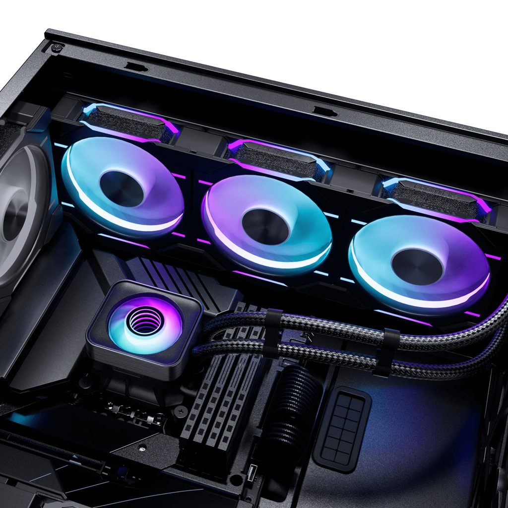 Phanteks GLACIER ONE 360D30 X2 DRGB AiO Water Cooling System - 360mm, Black : image 5