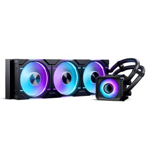 Phanteks GLACIER ONE 360D30 X2 DRGB AiO Water Cooling System - 360mm, Black : image 1