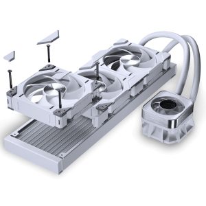 Phanteks GLACIER ONE 360D30 X2 DRGB AiO Water Cooling System - 360mm, White
