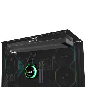 Lian Li HYDROSHIFT II LCD-C 360 Fanless ARGB AIO Water Cooler - Black - B-Grade