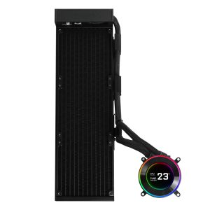 Lian Li HYDROSHIFT II LCD-C 360 Fanless ARGB AIO Water Cooler - Black - B-Grade