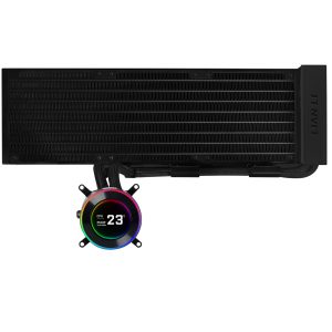 Lian Li HYDROSHIFT II LCD-C 360 Fanless ARGB AIO Water Cooler - Black - B-Grade