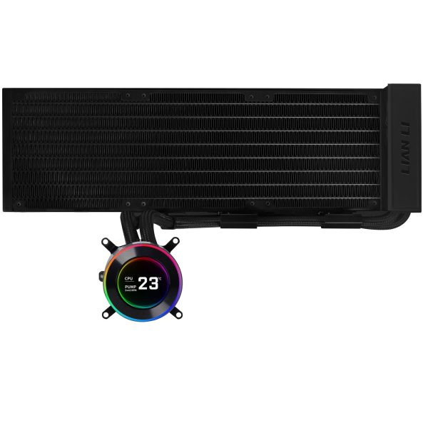 Lian Li HYDROSHIFT II LCD-C 360 Fanless ARGB AIO Water Cooler – Black – B-Grade