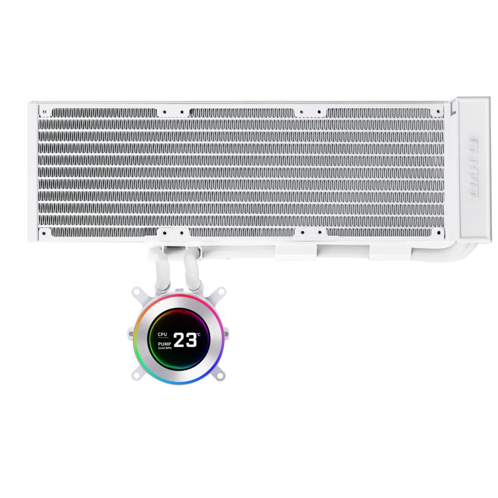 Lian Li HYDROSHIFT II LCD-C 360N Fanless ARGB AiO Water Cooling System - White : image 1
