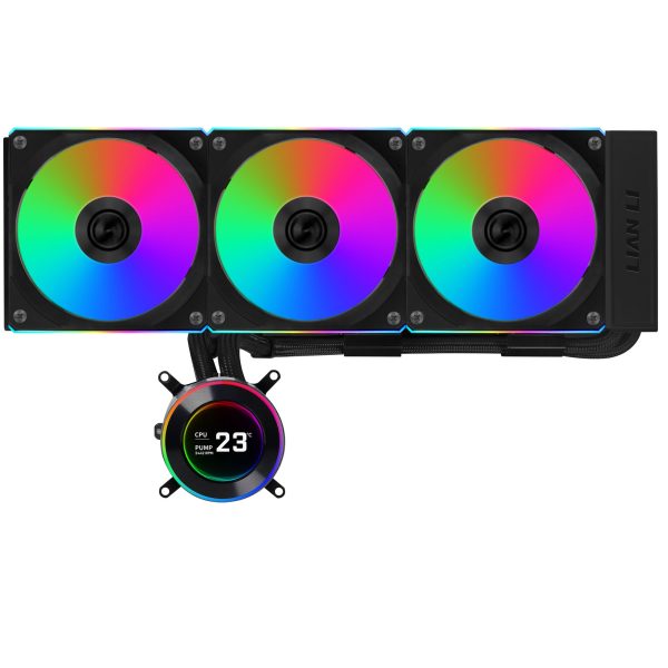 Lian Li HYDROSHIFT II LCD-C 360CL ARGB AiO water cooler – black