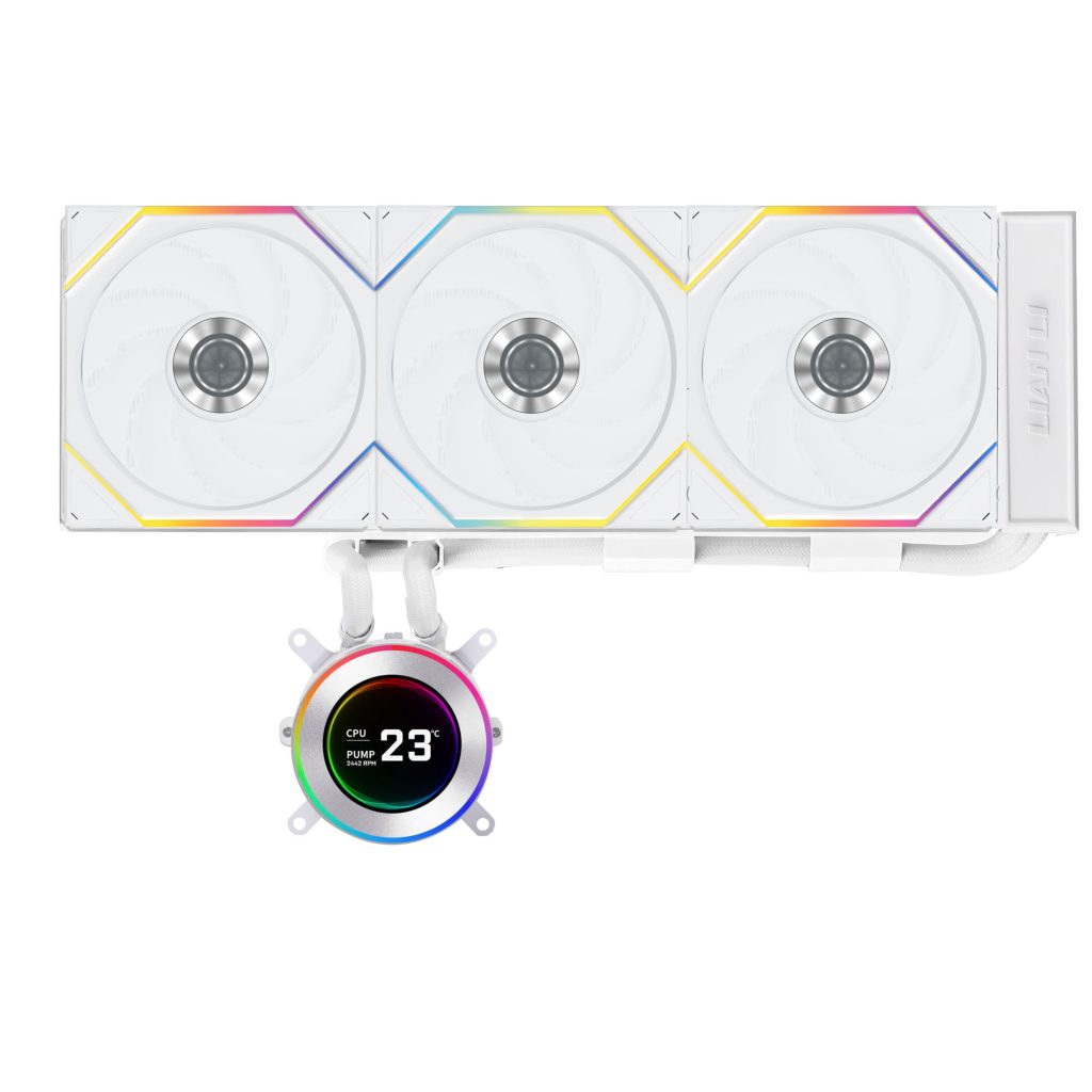Lian Li HYDROSHIFT II LCD-C 360TL ARGB AiO water cooler - white : image 1