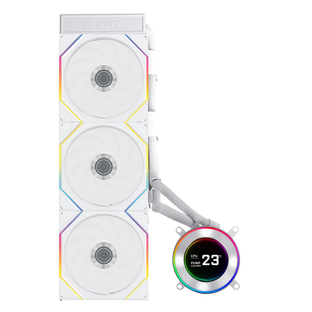 Lian Li HYDROSHIFT II LCD-C 360TL ARGB AiO water cooler - white : image 2
