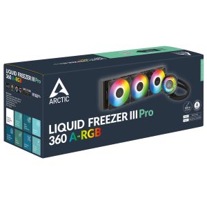 Arctic Liquid Freezer III Pro 360 ARGB AiO Water Cooling System - 360mm, Black