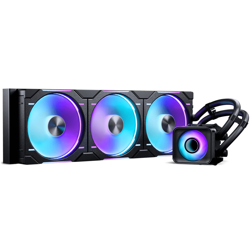 PHANTEKS Glacier One 420D30 X2 DRGB AiO Water Cooling System - 420mm, Black