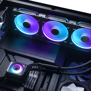 PHANTEKS Glacier One 420D30 X2 DRGB AiO Water Cooling System - 420mm, Black