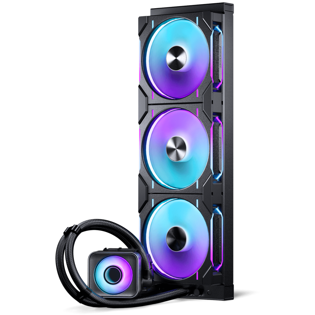 PHANTEKS Glacier One 420D30 X2 DRGB AiO Water Cooling System - 420mm, Black