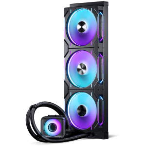 PHANTEKS Glacier One 420D30 X2 DRGB AiO Water Cooling System - 420mm, Black