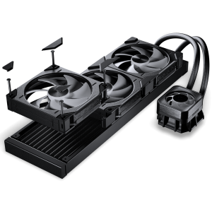 PHANTEKS Glacier One 420D30 X2 DRGB AiO Water Cooling System - 420mm, Black