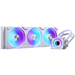 PHANTEKS Glacier One 420D30 X2 DRGB AiO Water Cooling System - 420mm, White
