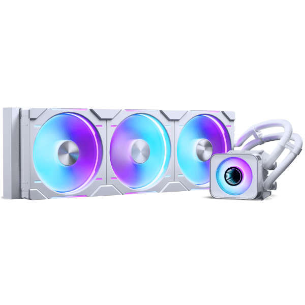 PHANTEKS Glacier One 420D30 X2 DRGB AiO Water Cooling System – 420mm, White