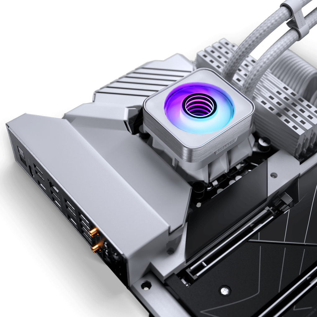 PHANTEKS Glacier One 420D30 X2 DRGB AiO Water Cooling System - 420mm, White