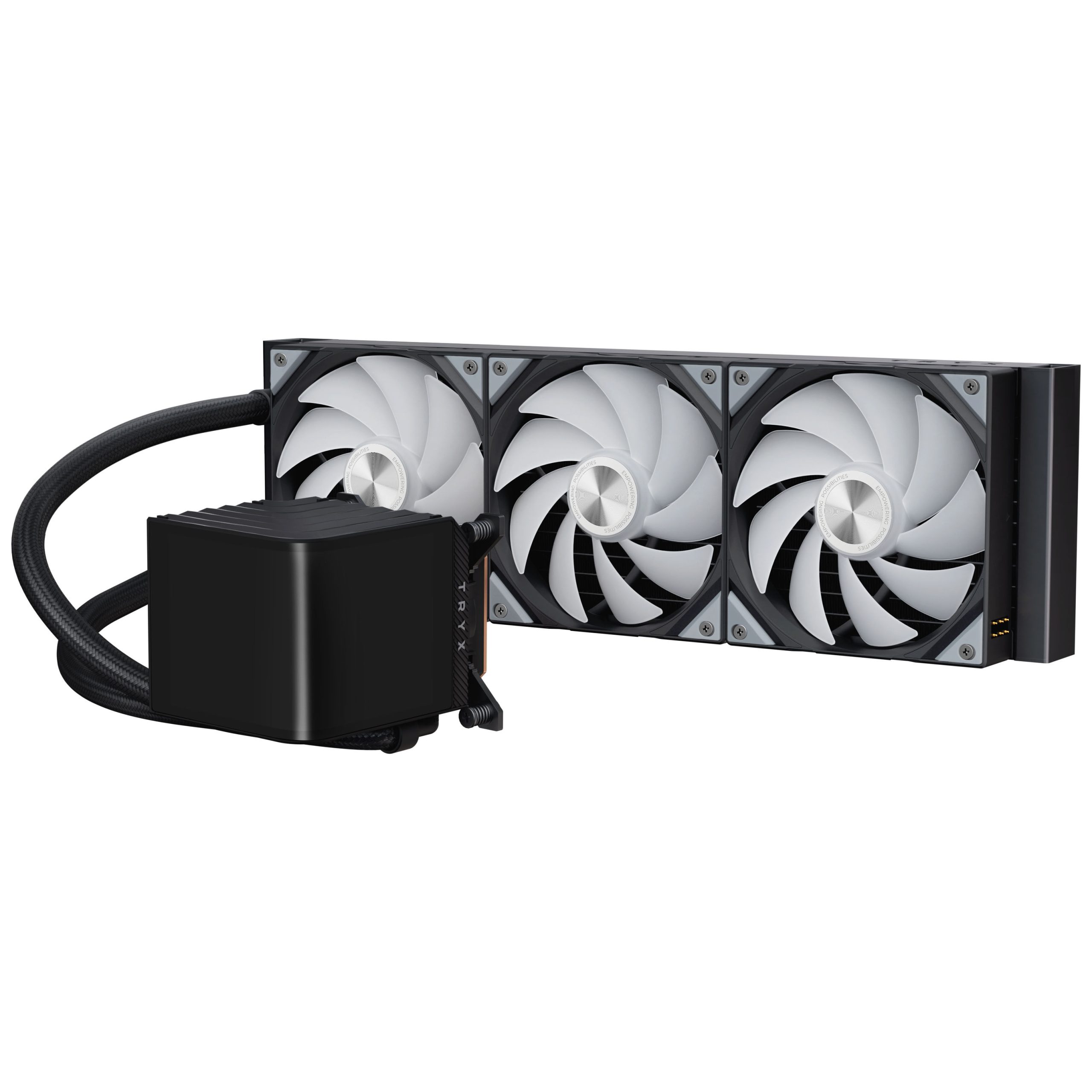 TRYX PANORAMA 360 ARGB AiO water cooling system, 3D AMOLED display - 360mm, black : image 2