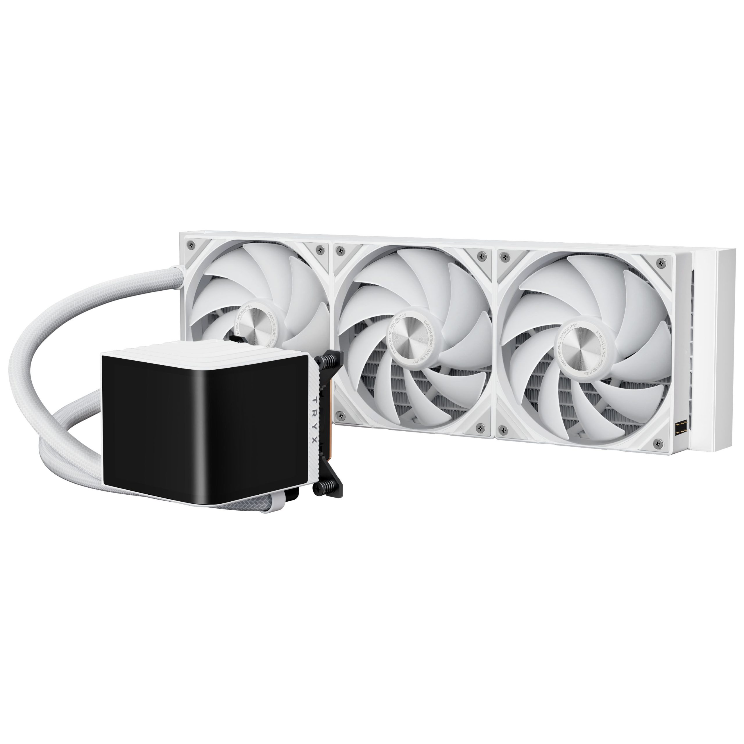 TRYX PANORAMA 360 AiO water cooling, 3D AMOLED display - 360mm, white