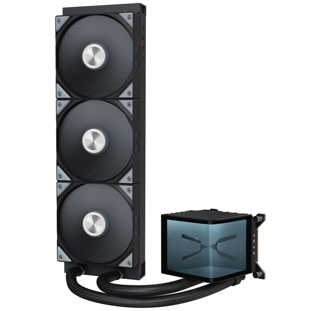 TRYX PANORAMA 360 AiO water cooling, 3D AMOLED display - 360mm, black : image 3